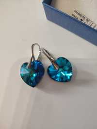 Kolczyki z kryształami SWAROVSKI Bermuda Blue