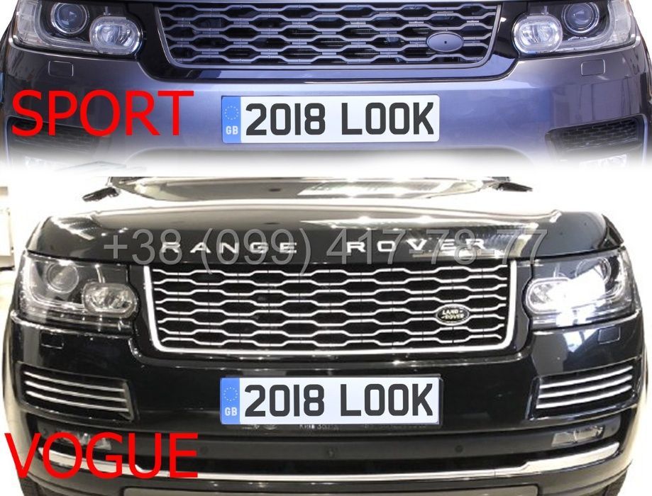 Решетка 2018+ Range Rover SPORT VOGUE L494 L405 SVA SVR SVO Autobiogra