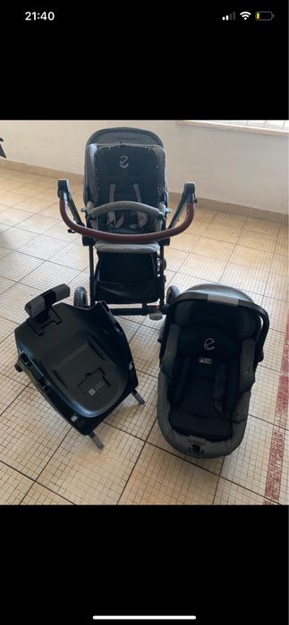 Jane duo (ovo matrix light + base isofix + carrinho muum)