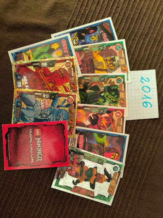 Karty Lego Ninjago - zestaw 189 kart