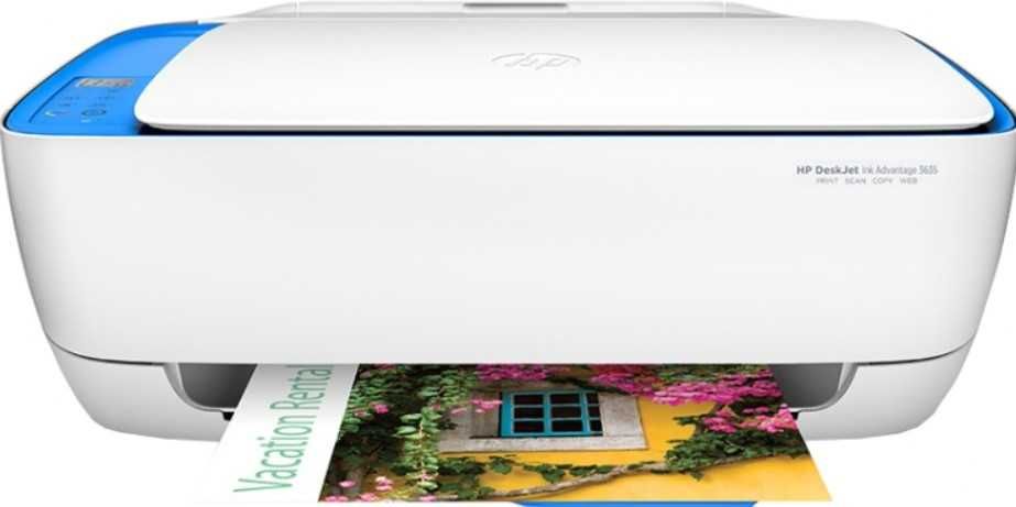 Струйное цветное МФУ HP Deskjet Ink Advantage 3635+чернила