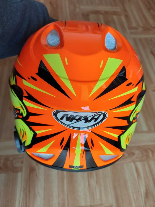 Kask rower mtb enduro Naxa full face rozm. M + interkom