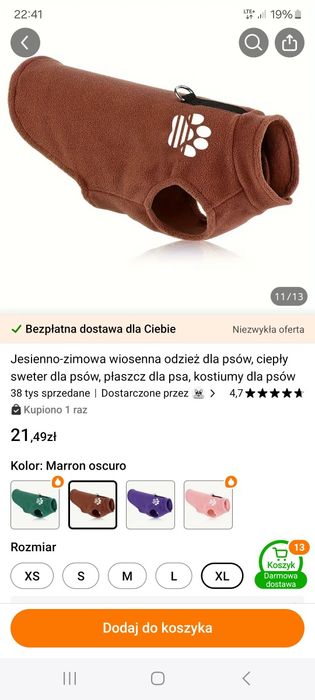 Ubranie dla pieska