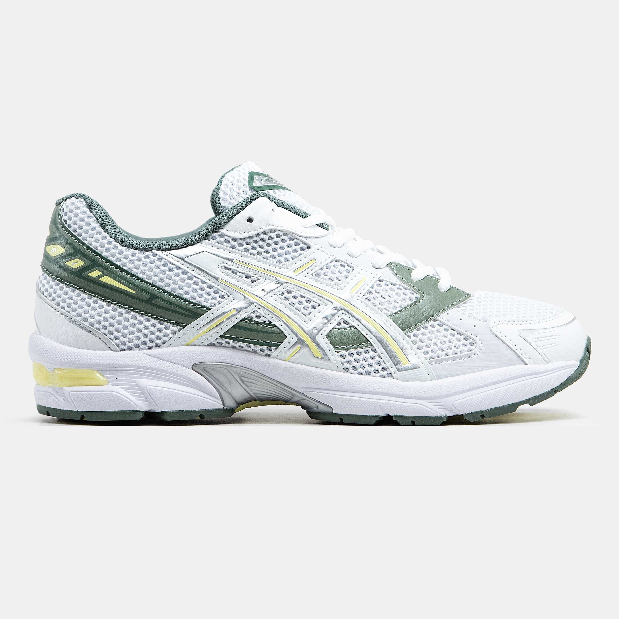 Asics Gel-1130 White Green Yellow кроссовки мужские асикс (asics)