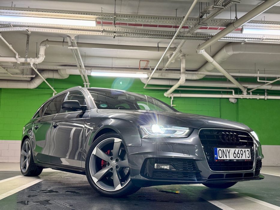 Audi A4 Avant B8 LIFT 2.0TDI 190KM COMPETITION 3x S Line ROTORY 19" Daytona Grau!