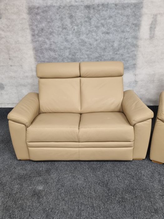 Шкіряний диван 2ка і крісло Relax Реклайнер Шкіряні меблі з Європи
