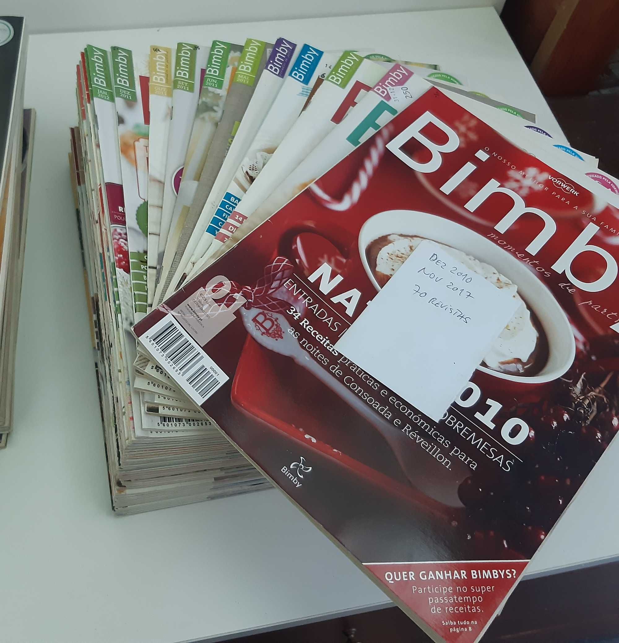 Lote de 70 Revistas Bimby 2010/2017 Estimadas