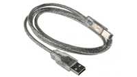 NOWY Kabel przewód USB A-B do drukarki skanera 1,8 m przezroczysty