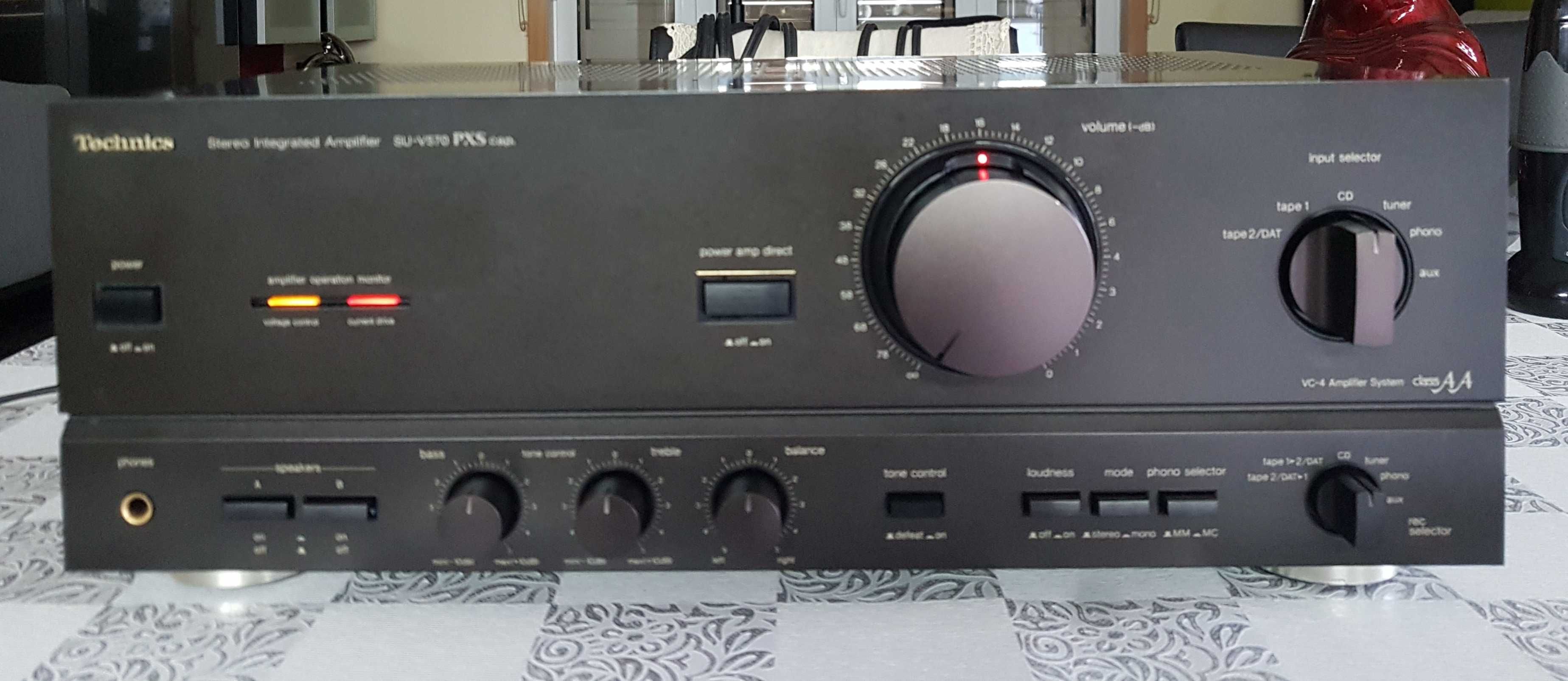 Amplificador Technics SU-V570 PXS Cap, Em Excelente Estado