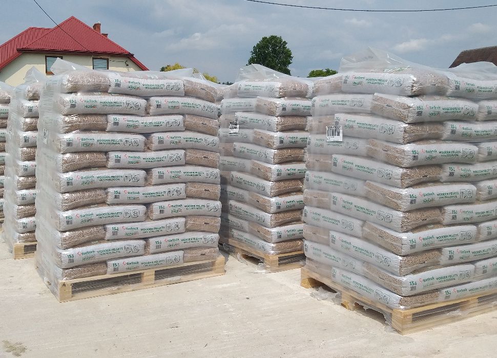Pellet Barlinek , pelet certyfikowany ENplusA1, DIN+, iglasty+liść.