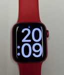 Apple watch seria 6 red aluminium case 40mm
