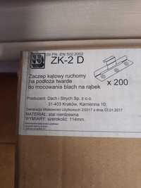 Zaczep kątowy do blachy na rąbek   5000 sztuk