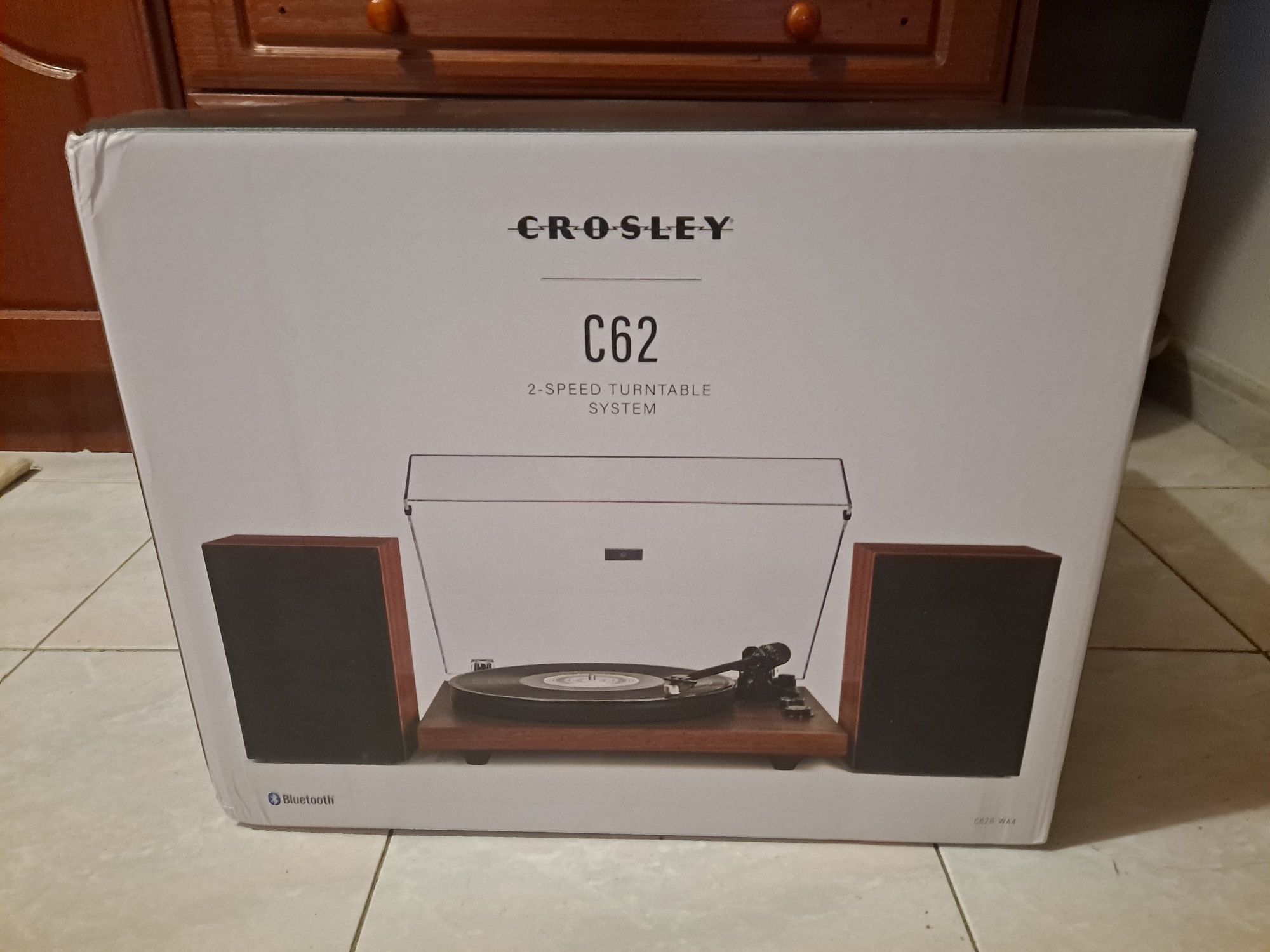 Gira-Discos Vinyl Bluetooth Crosley C62 Turntable