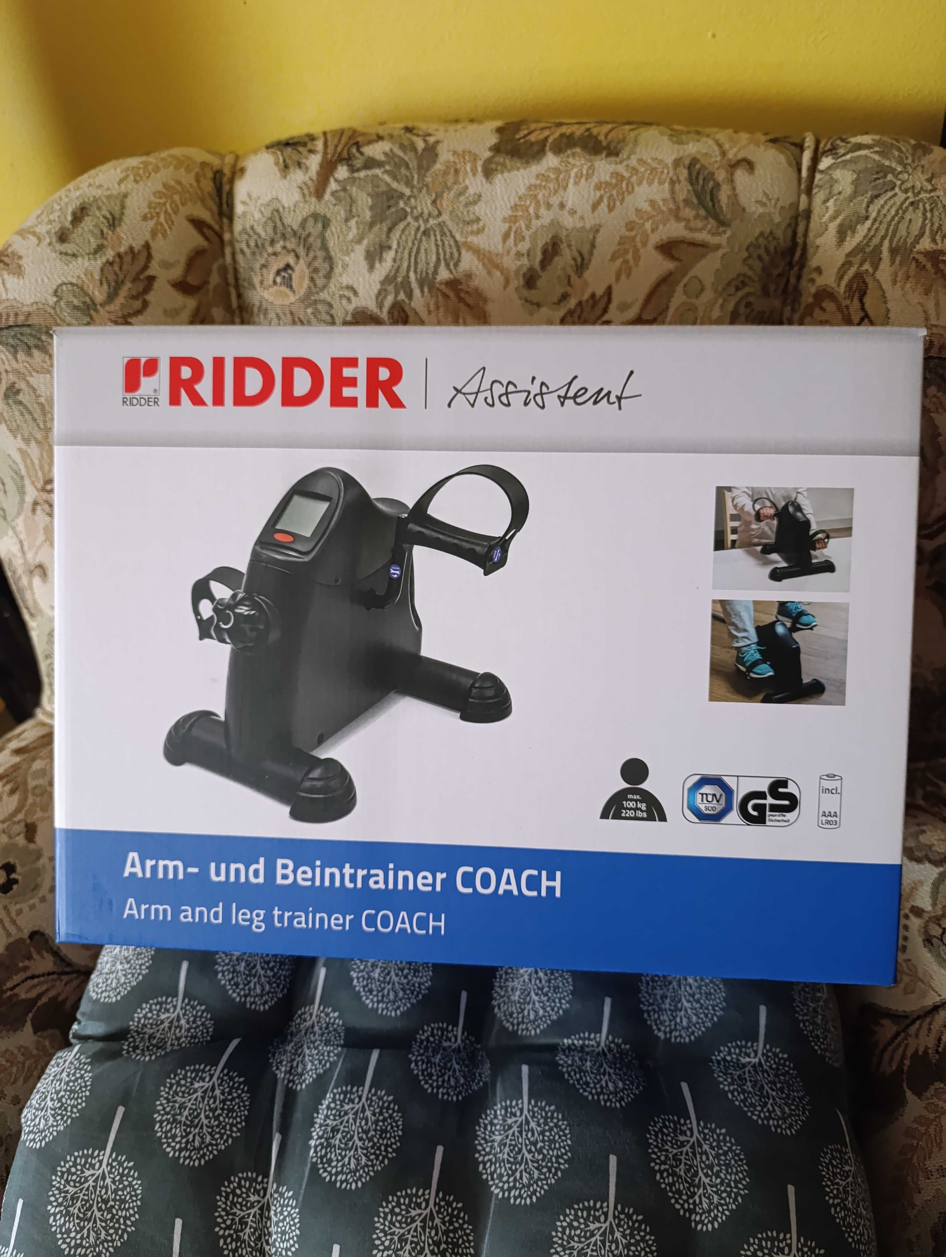 Exercitador de braços e pernas com mostrador elétrico