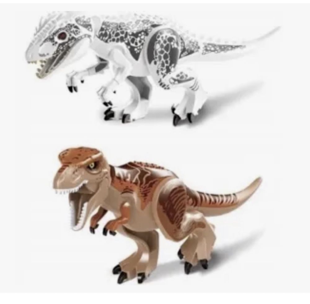 Jutassic World dwa Mega Dinozaury INDOMINUS T-REX 30CM