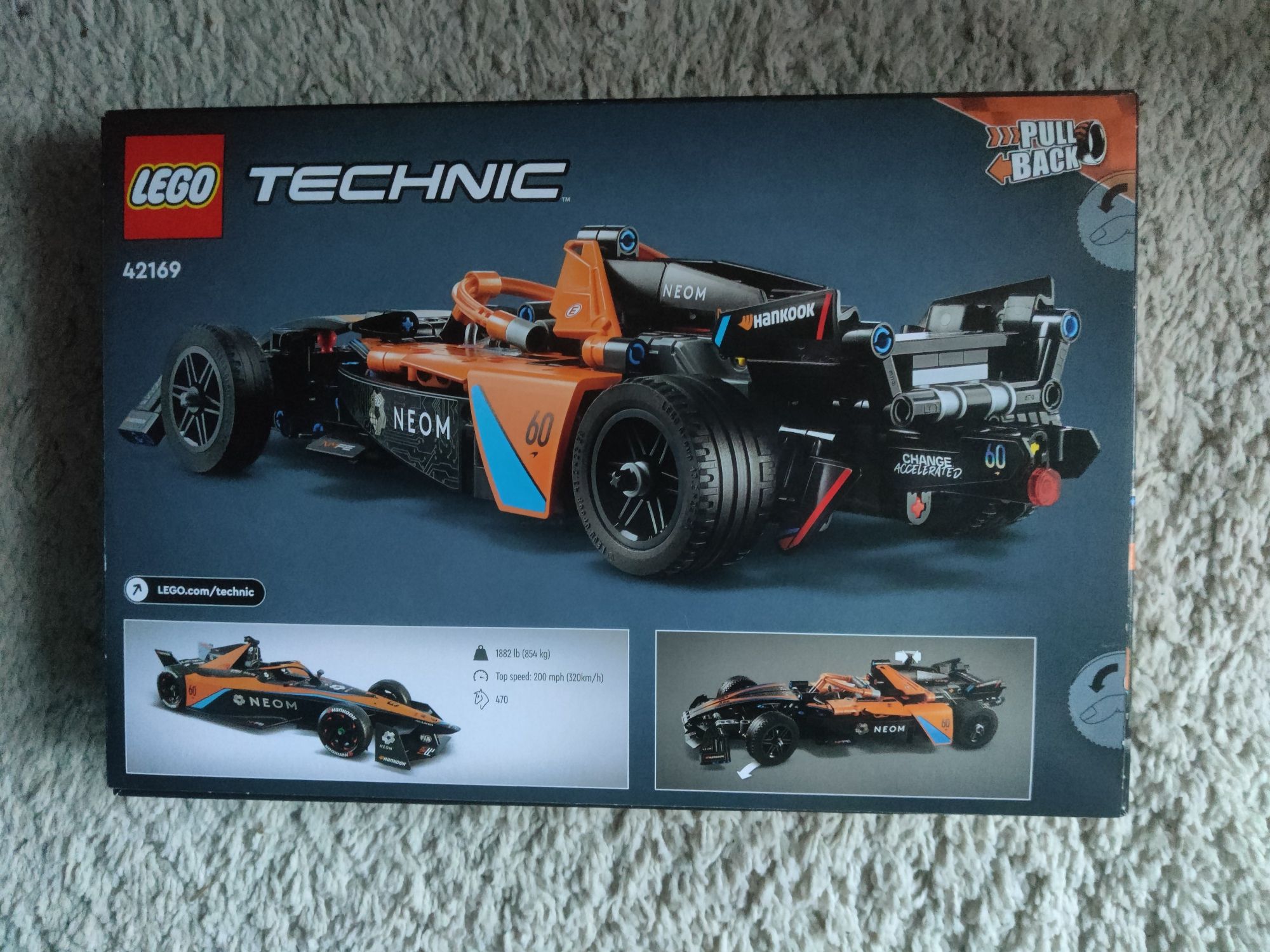 Lego Technic 42169 NOEM McLaren Formula E Race Car