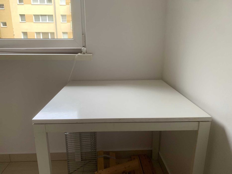 Biały stół kwadratowy, Ikea