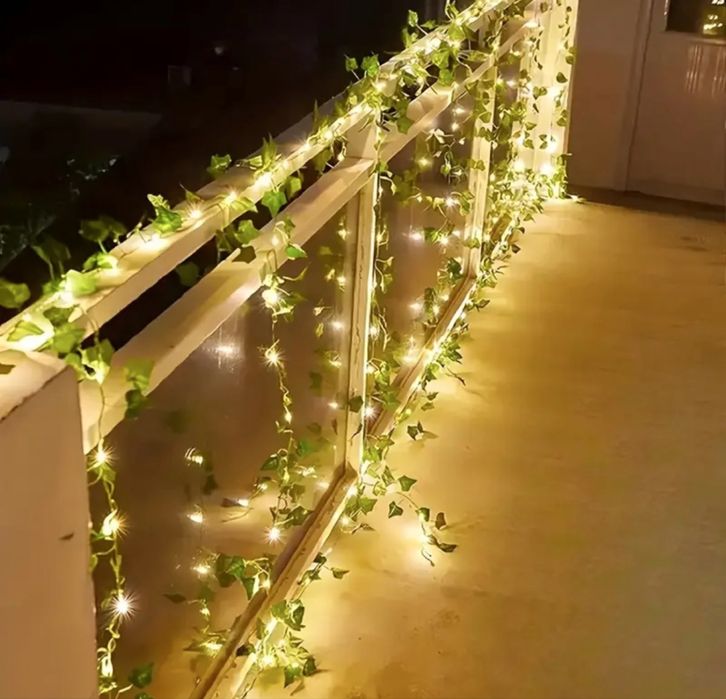 Zielone listki led