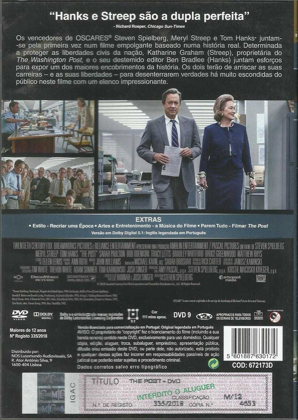 The Post (Meryl Streep / Tom Hanks) (2017)