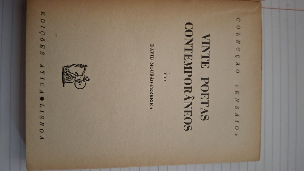 Vinte Poetas contemporâneos David Mourão Ferreira
