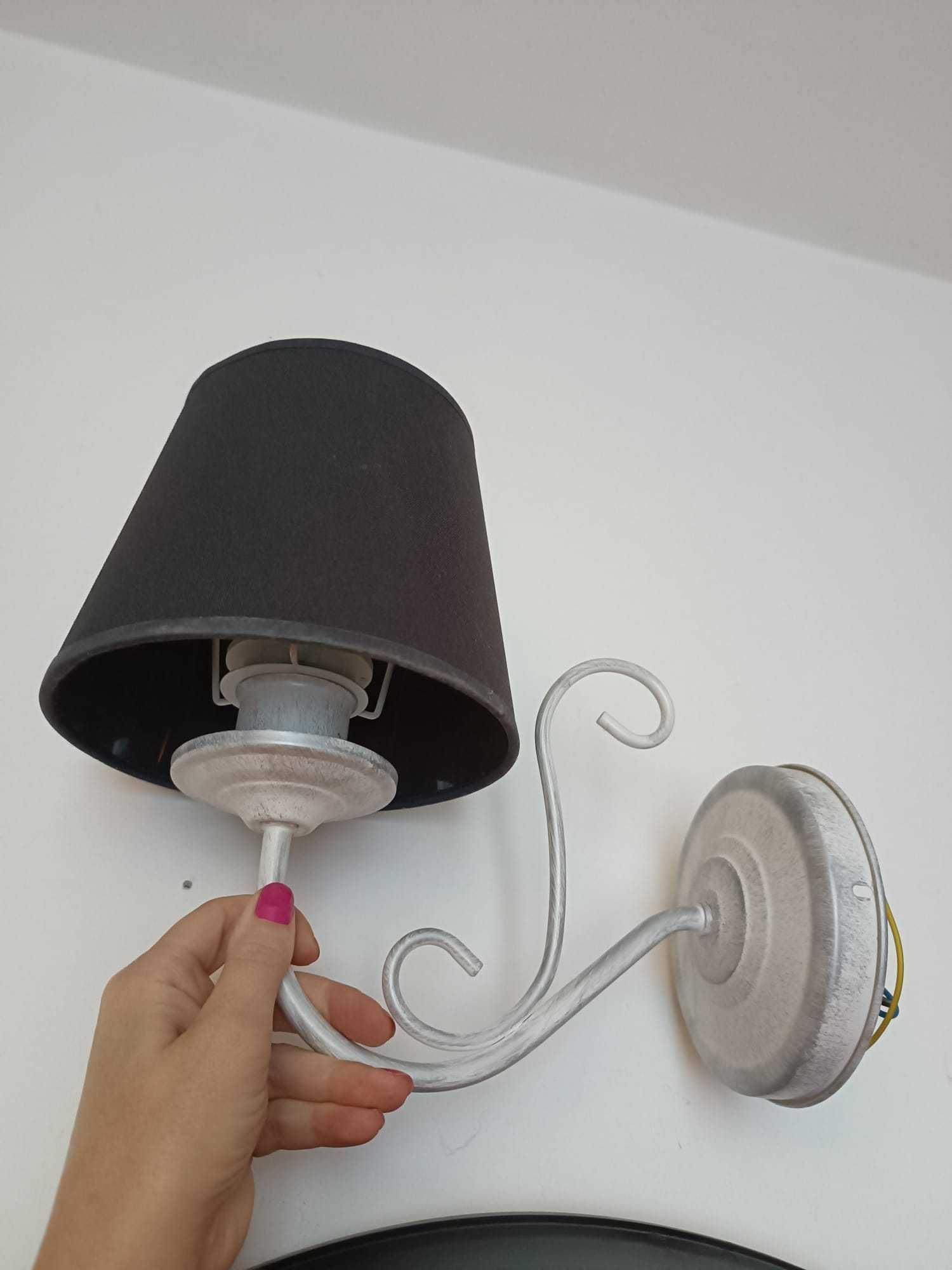 Lampa kinkiet stylizowany abażur