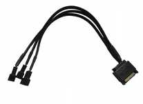 Rozdzielacz Adapter Do Wentylatorów SATA->3x 4PIN PWM FAN SPLITTER