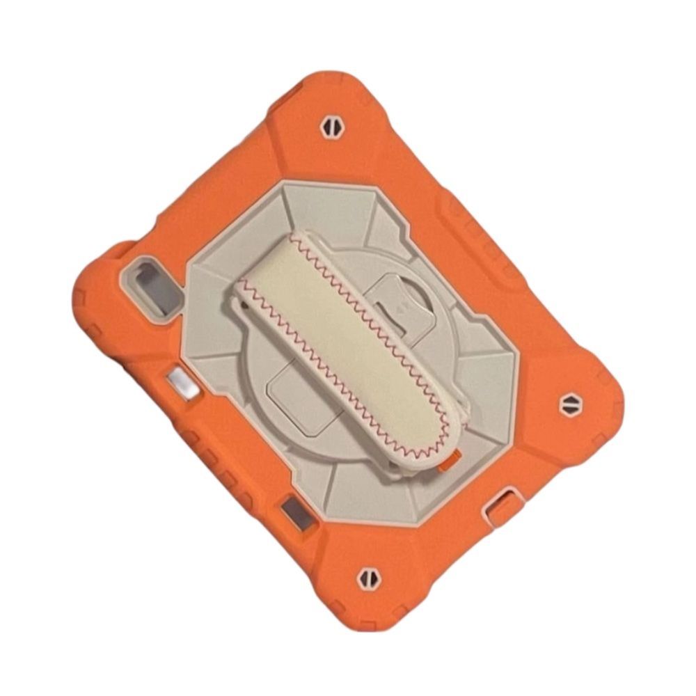 Pancerne Etui z Podstawką do iPad Mini 6 Generacji Pomarańczowe