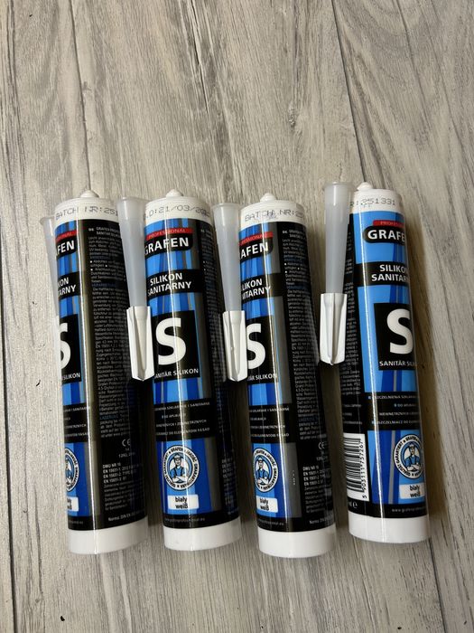 Profesjonalny silikon salitarny grafen  4szt sylykom