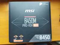 Материнська плата MSI B450M PRO-VDH MAX | Гарантія 3 роки