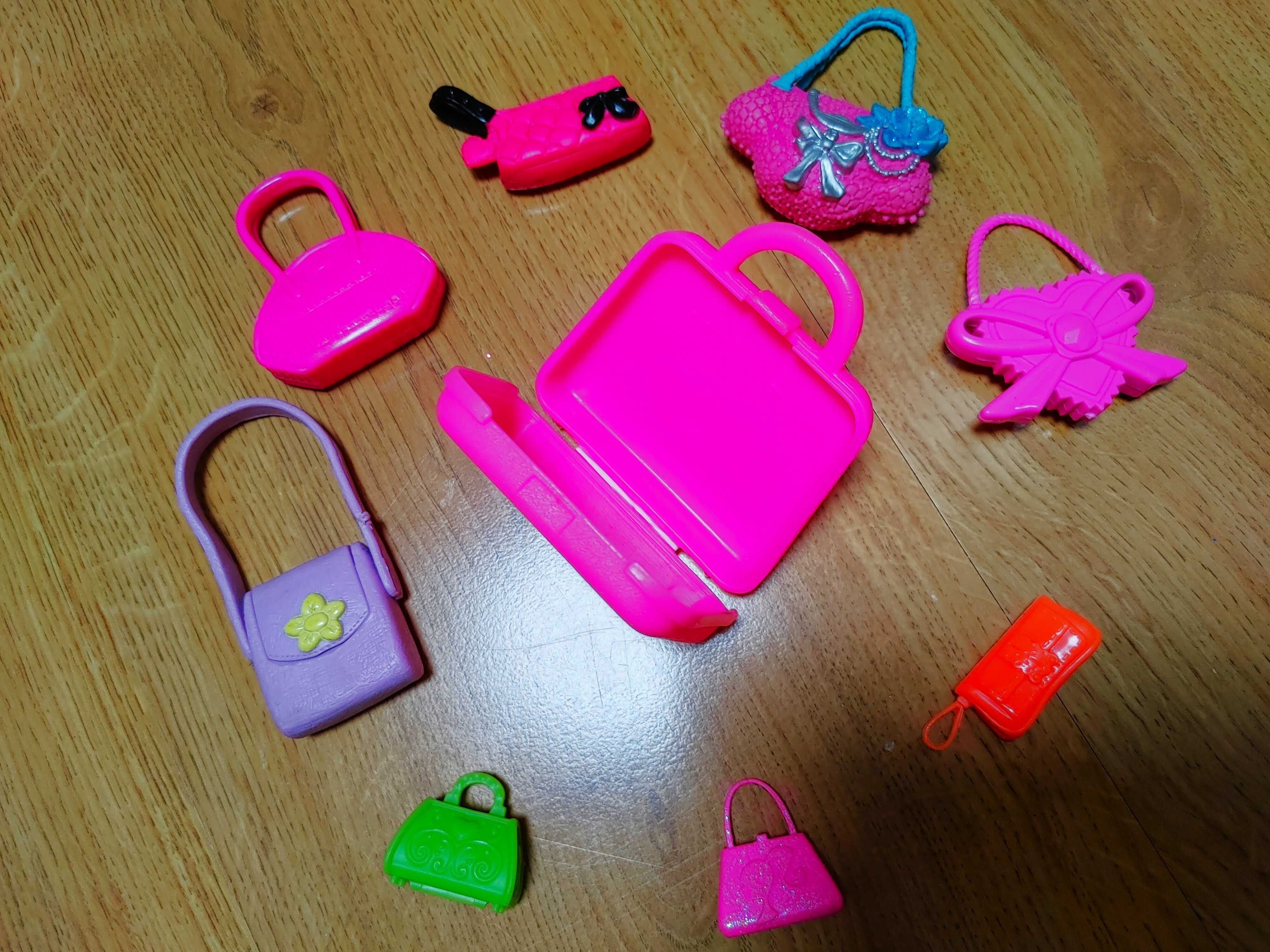 Zestaw torebki walizka dla Lalki Barbie DVD Księżniczka i Piosenkarka