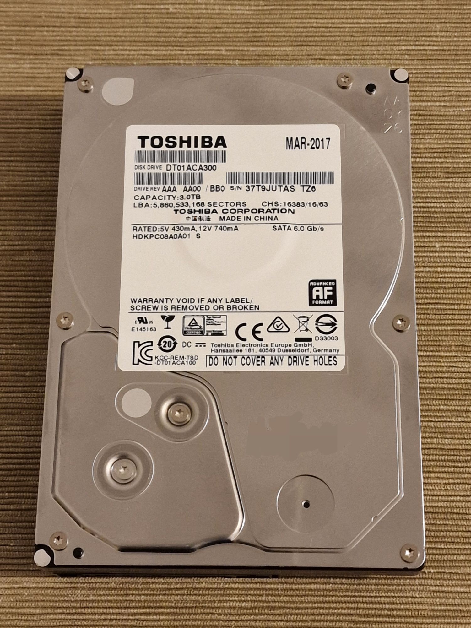 Disco Toshiba 3TB