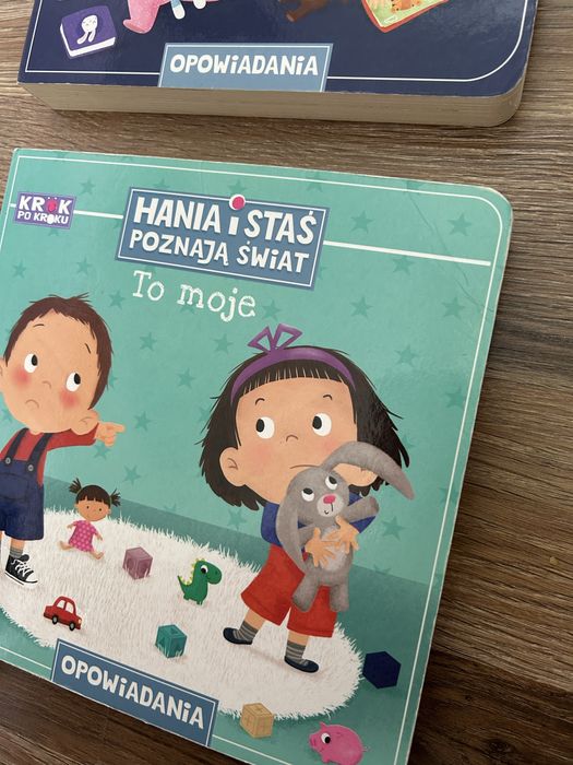Zestaw książek Krok po kroku, Hania i Staś to moje, Nie chcę spać