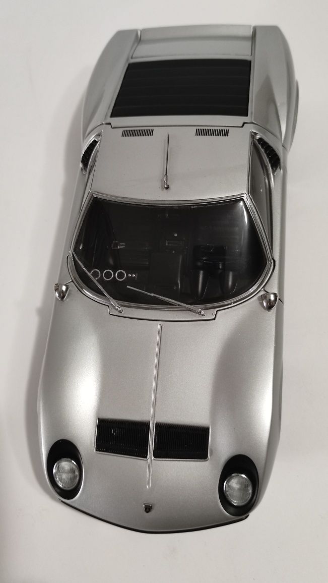 Lamborghini Miura SV, Kyosho, Silver 1:18
