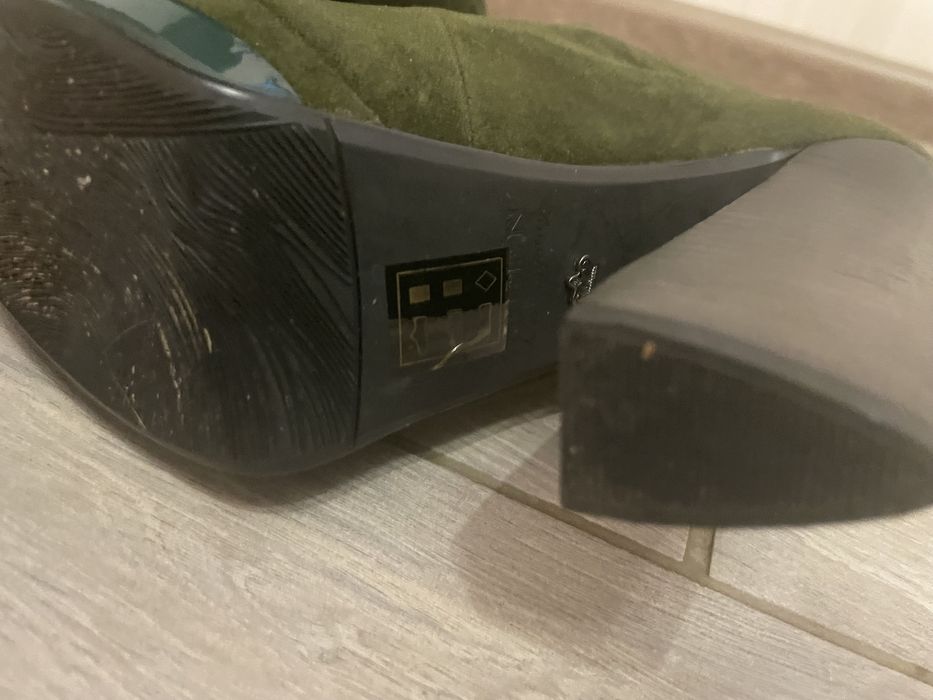 Ботильоны на высоком каблуке ЭКО