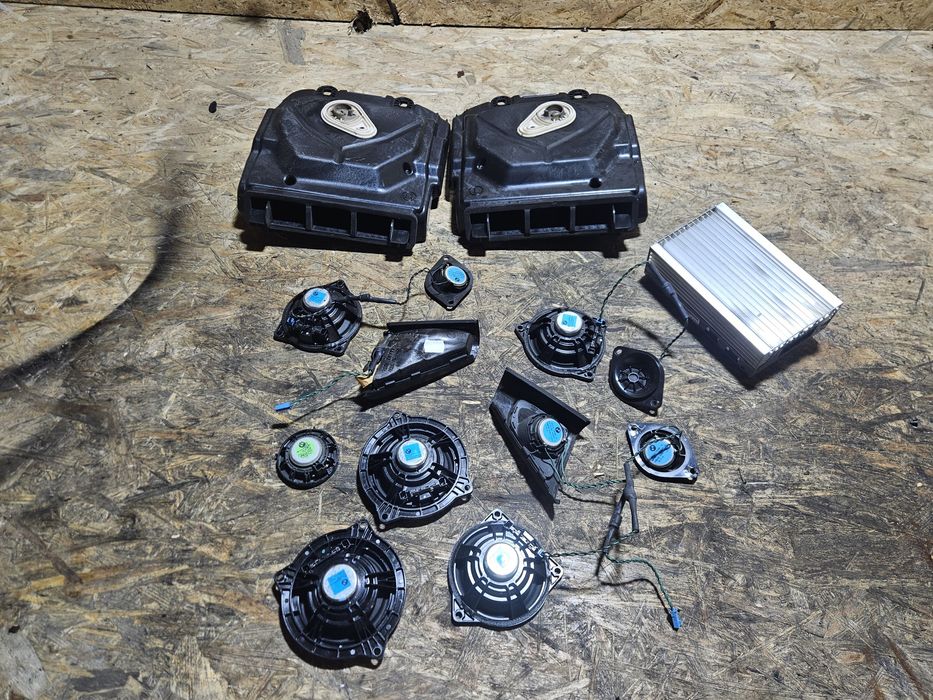 Nagłośnienie Bmw F10 F11 HARMANN TOP HIFI logic 7 głośniki wzmacniacz