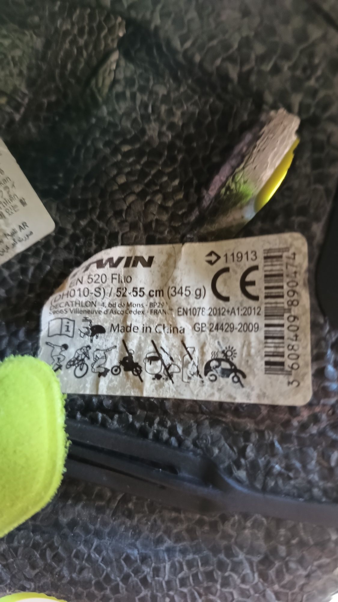 Kask rowerowy 52-55 cm