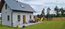 Domek kaszuby, las, agroturystyka