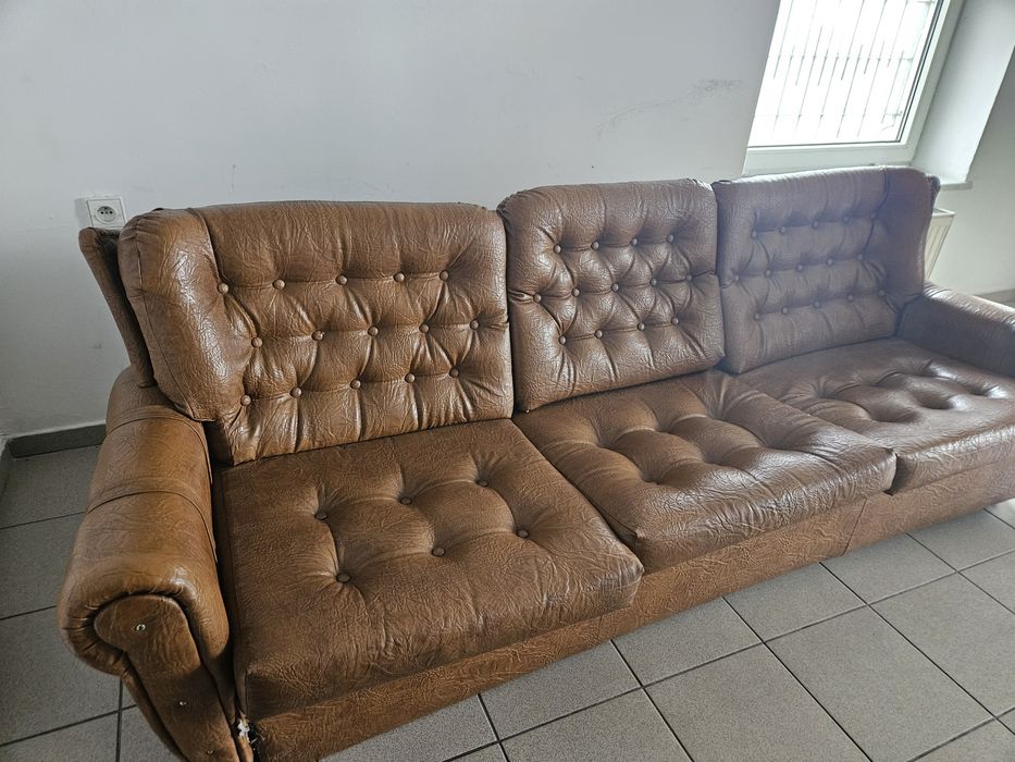 Kanapa skórzana nierozkładana