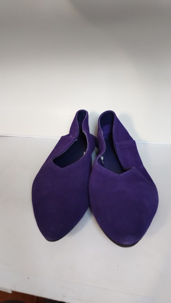 Granatowe buty płaskie baleriny Reserved 38