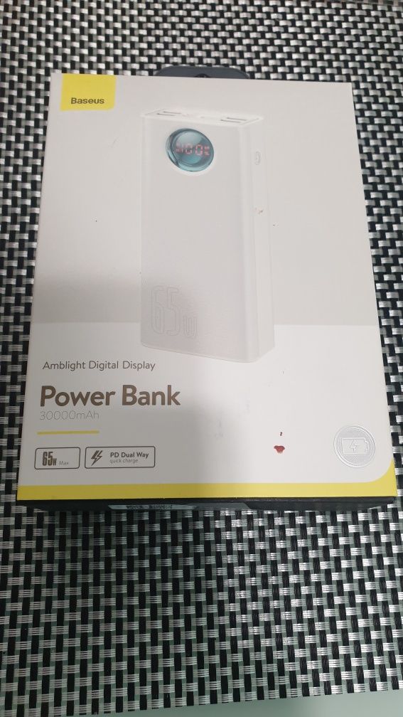 Пауербанк Power Bank Baseus Amblight 30000mAh 65W