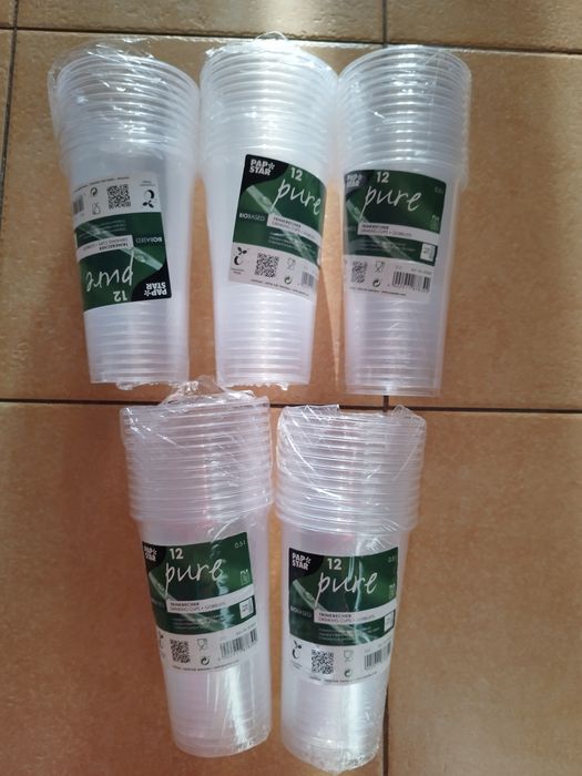 Kubki plastikowe PET 0,5ml