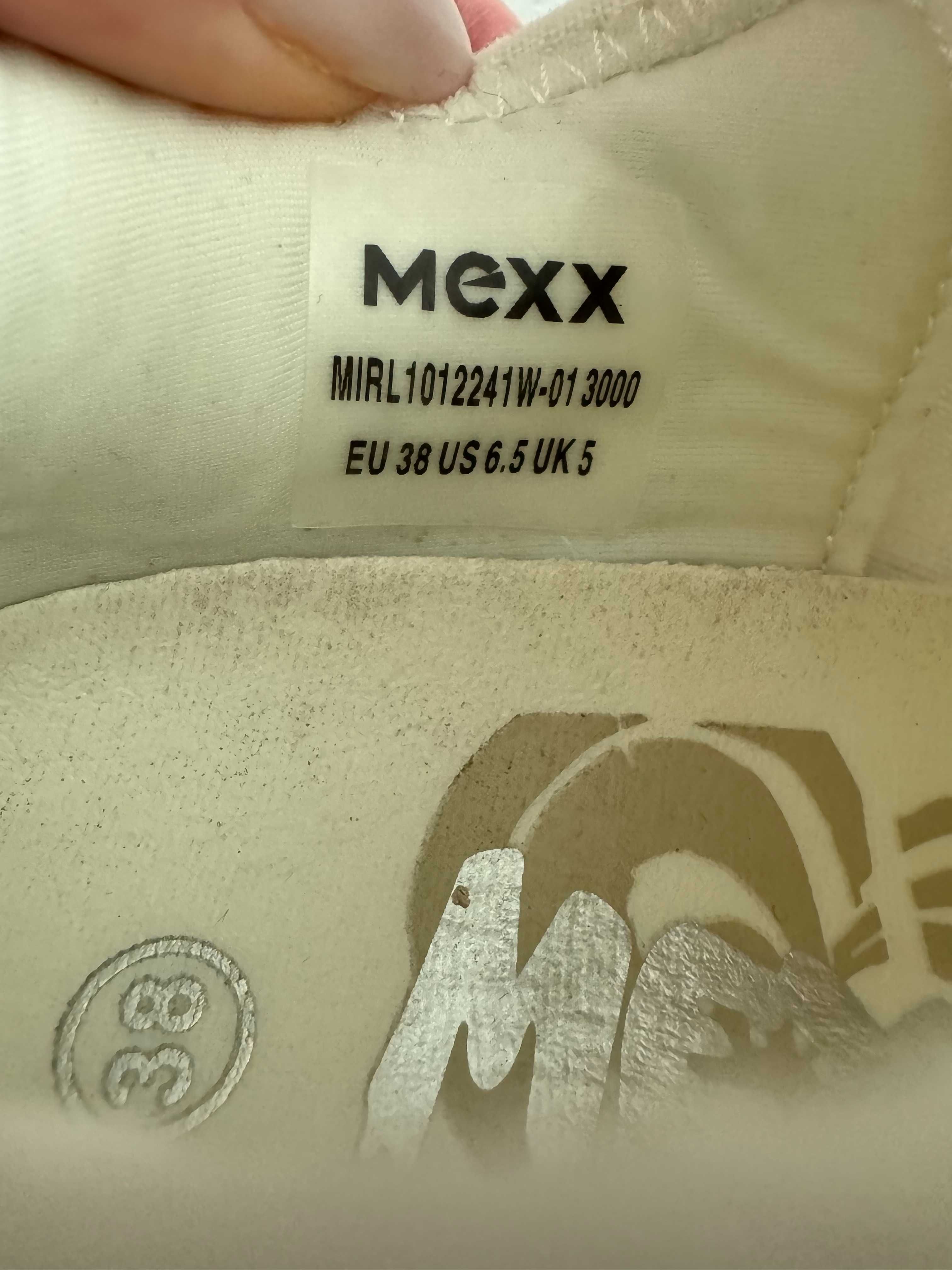 Sneakersy adidasy Mexx roz. 38 w kolorze bieli z cyrkoniami CCC