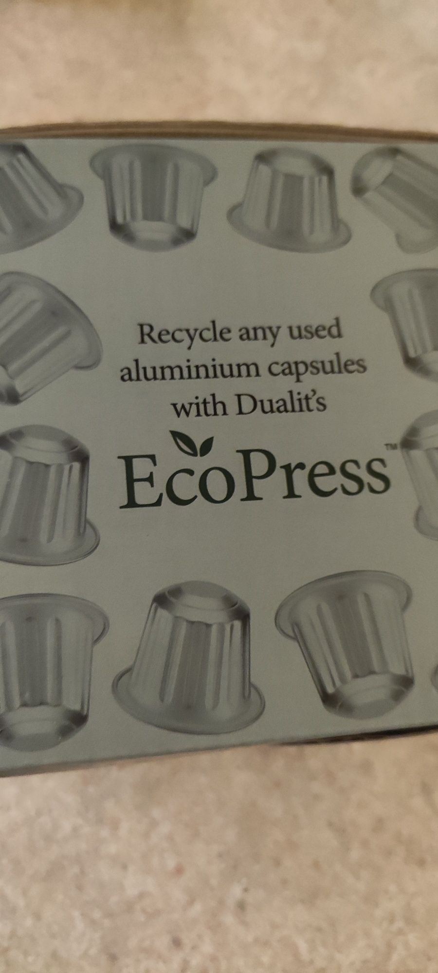 Ecopress do kapsułek recykling nespresso