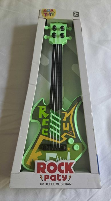 Guitarra Rock - Brinquedo - Criança + 3 anos - Nova!
