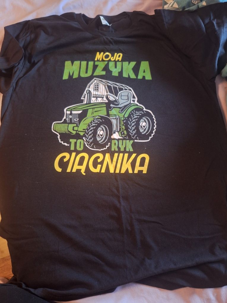 Koszulka męska  dla traktorzysty.