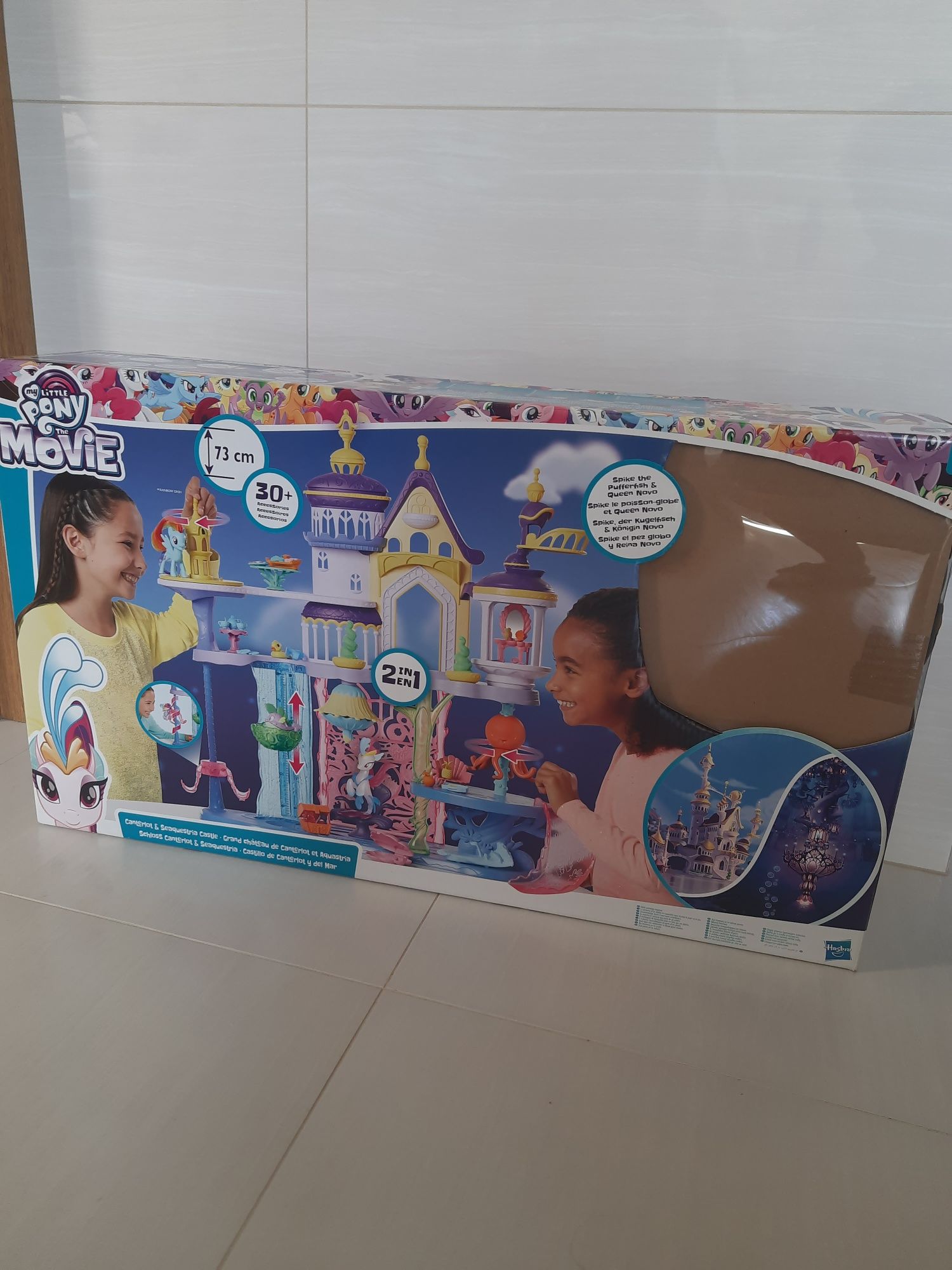 zamek canterlot seaquestria my little pony + gratis