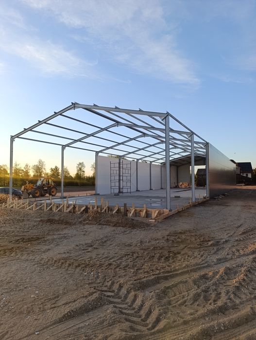 Konstrukcja stalowa 12x20x hala metalowa 12x30 wiata obora Dostępna