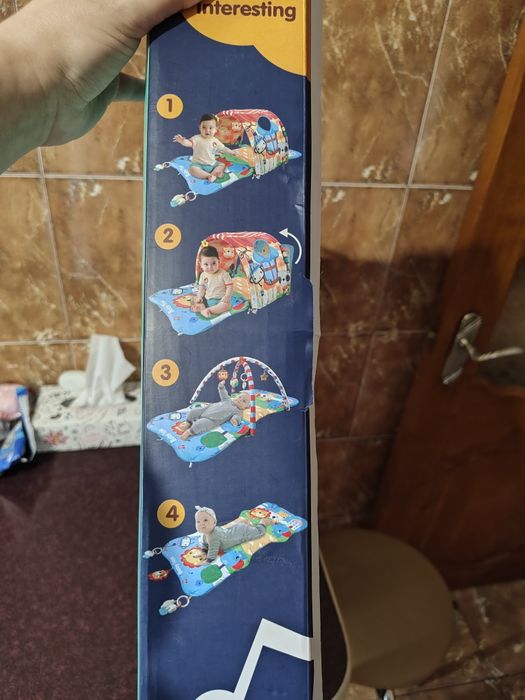Розвиваючий килимок 4 в 1