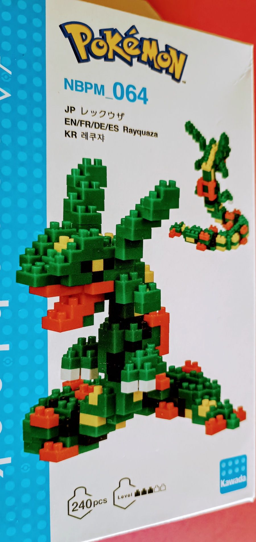 Antigo Pokémon Nanoblock Pokemon Series: Rayquaza ano 2016