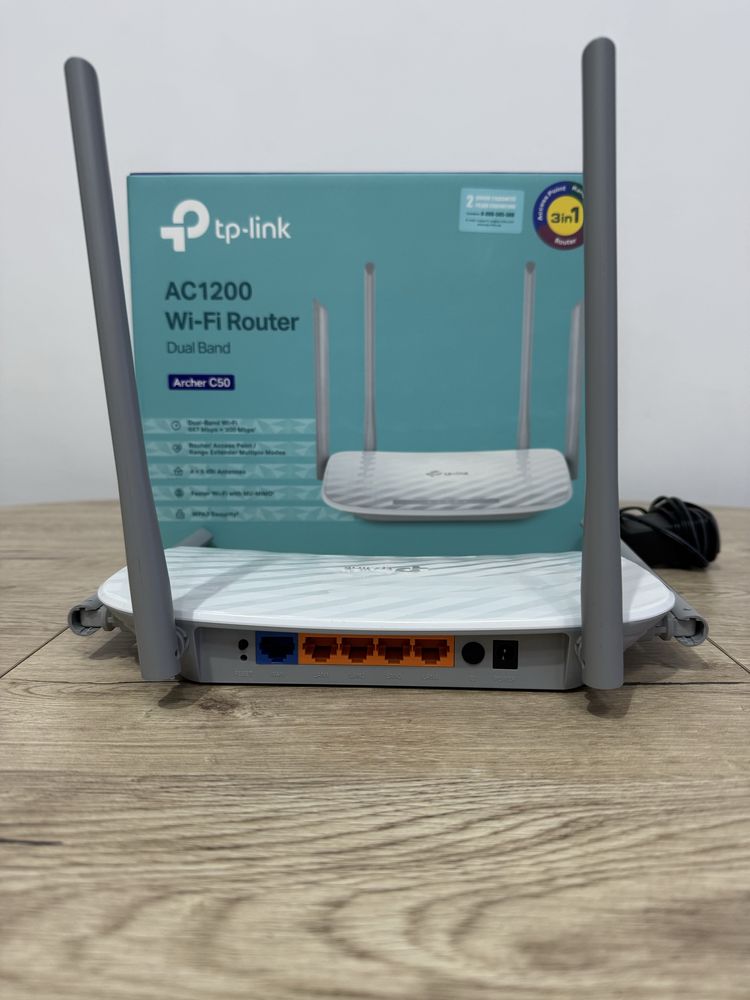 Маршрутизатор інтернет WiFi5 TP-Link Archer C50 V6